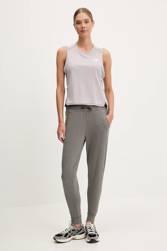 The North Face top treningowy Sunriser NF0A8BBY1OA1 beżowy SS25