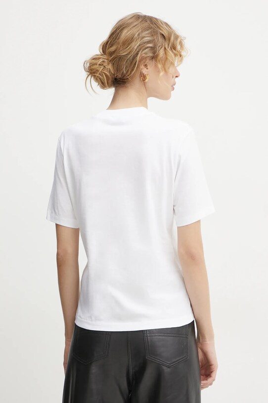 Бавовняна футболка Filippa K 30611.FK білий SS25