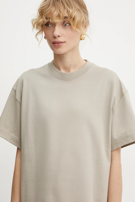 Хлопковая футболка Filippa K бежевый 30648.FK