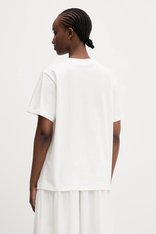 Oblečení Bavlněné tričko Hugo Blue 50537239 bílá