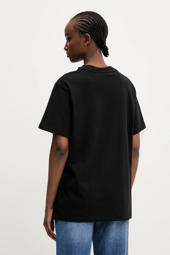 Oblečení Bavlněné tričko Hugo Blue 50537239 černá