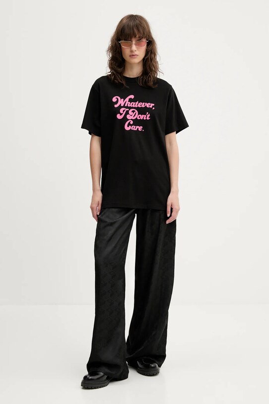 HUGO tricou din bumbac 50539107 negru SS25