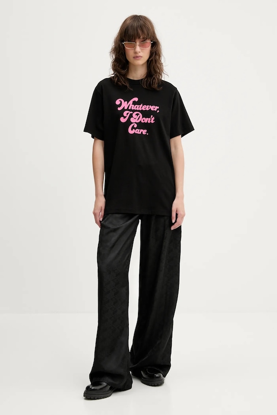 HUGO tricou din bumbac 50539107 negru SS25