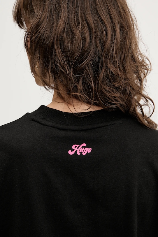 HUGO tricou din bumbac 50539107 negru