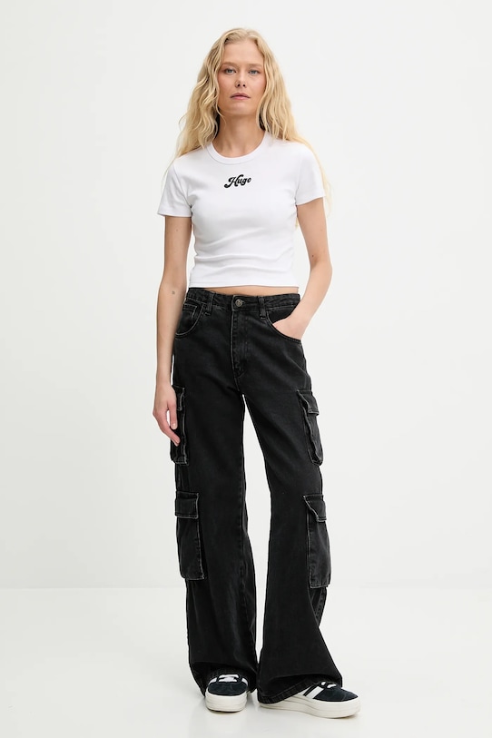 HUGO t-shirt in cotone 50539132 bianco SS25