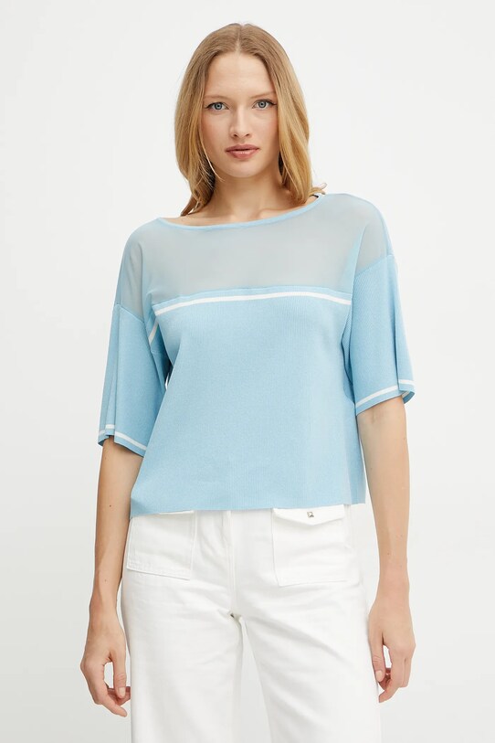 Liu Jo t-shirt pozostałe turkusowy TA5098.MS027