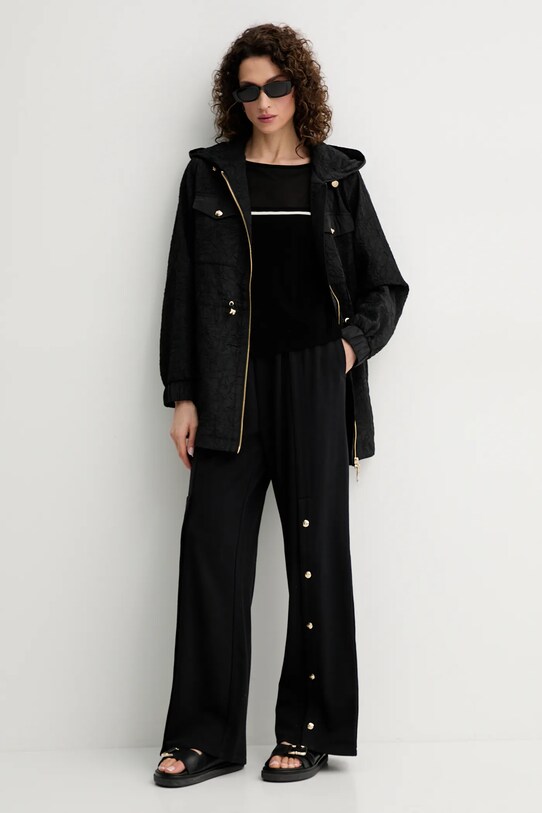 Liu Jo t-shirt TA5098.MS027 fekete SS25