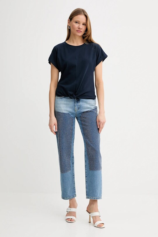 Liu Jo t-shirt TA5109.JS003 blu navy SS25