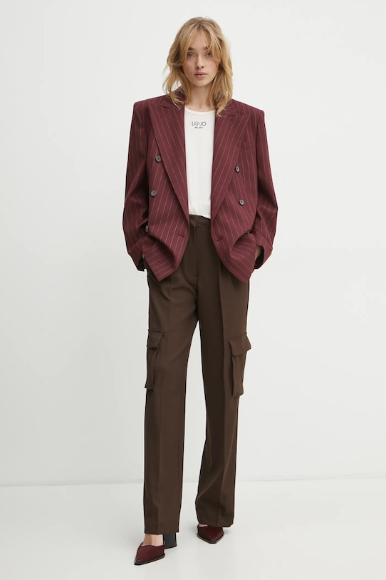 Бавовняна футболка Liu Jo TA5170.JS923 бежевий SS25