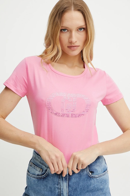 Liu Jo tricou roz TA5173.JS003