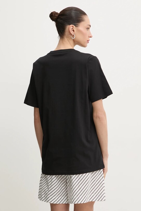 Îmbrăcăminte Liu Jo tricou din bumbac TA5174.JS923 negru