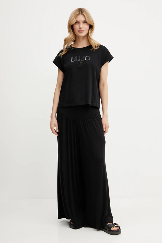 Liu Jo t-shirt TA5181.JS003 czarny SS25