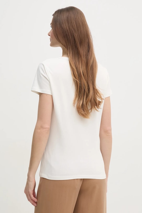 Liu Jo t-shirt TA5214.JS003 beżowy SS25