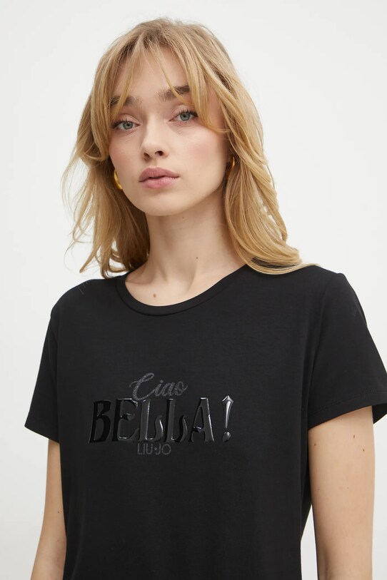Liu Jo tricou negru TA5214.JS003