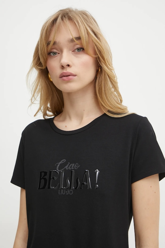 Liu Jo t-shirt czarny TA5214.JS003