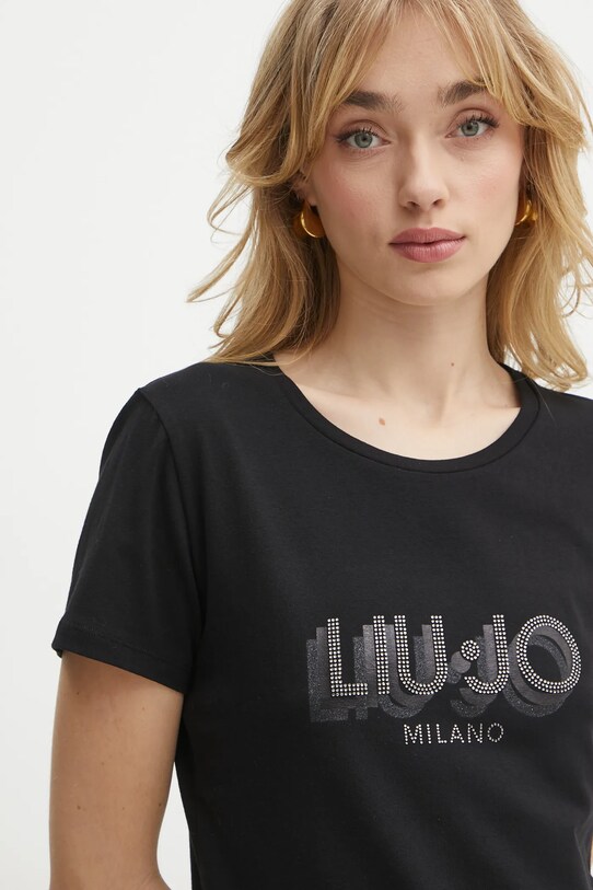 Liu Jo tricou negru TA5214.JS003