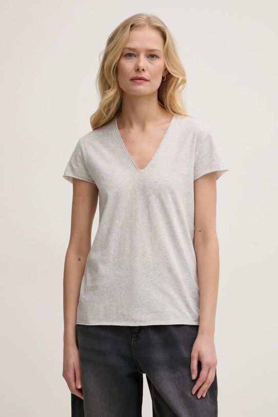 Îmbrăcăminte ZADIG&VOLTAIRE tricou din bumbac JWTS02680.50 gri