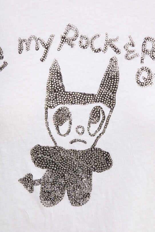 Tričko s prímesou ľanu ZADIG&VOLTAIRE JWTS02772.107 biela