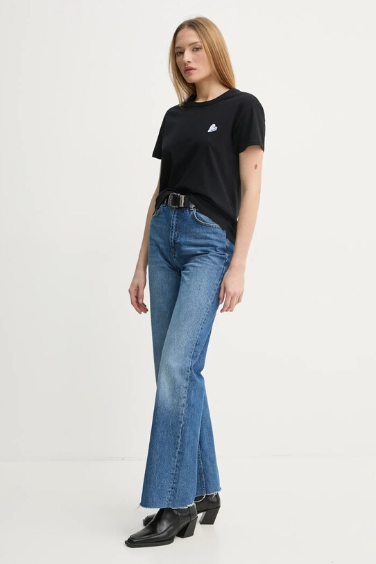 Бавовняна футболка ZADIG&VOLTAIRE JWTS02781.11 чорний SS25