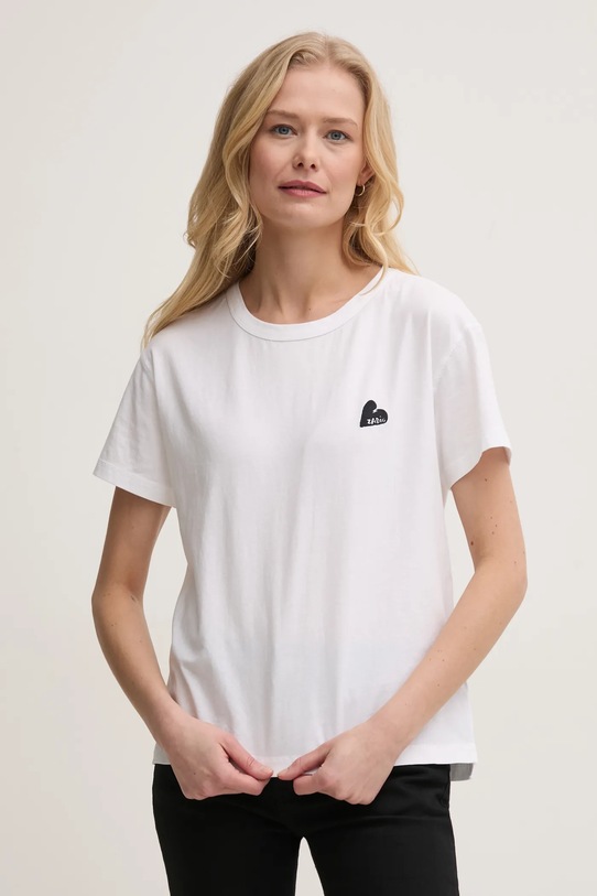 ZADIG&VOLTAIRE t-shirt bawełniany biały JWTS02781.107