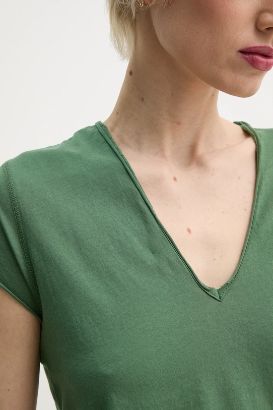 Bavlněné tričko ZADIG&VOLTAIRE JWTS02786.330 zelená