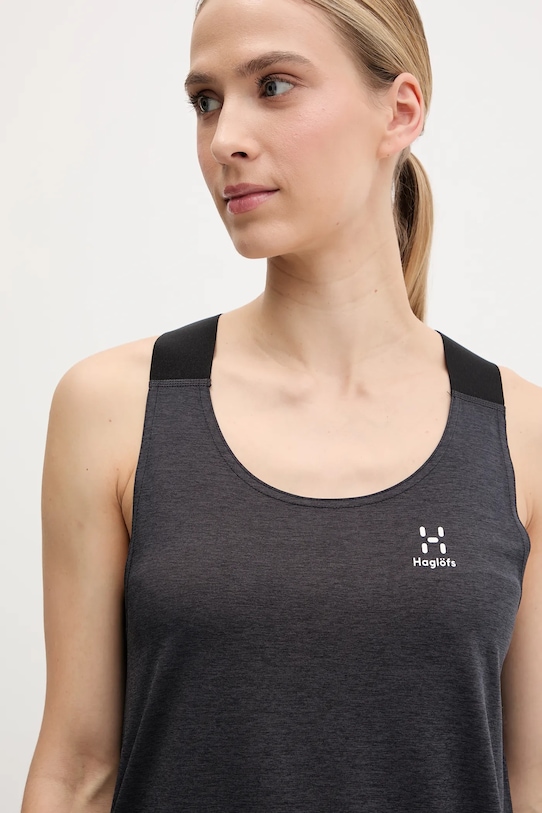 Αθλητικό top Haglöfs Ridge γκρί 606596