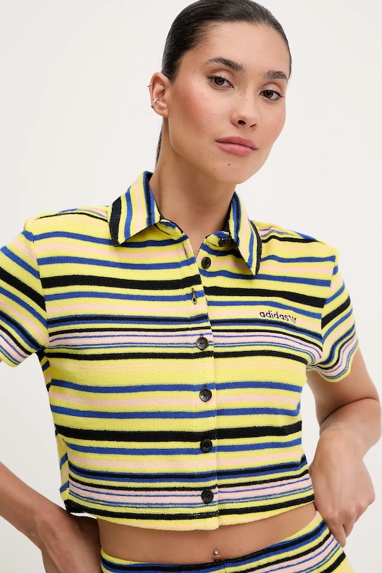 adidas Originals cămașă Towel S Tee galben JC5333