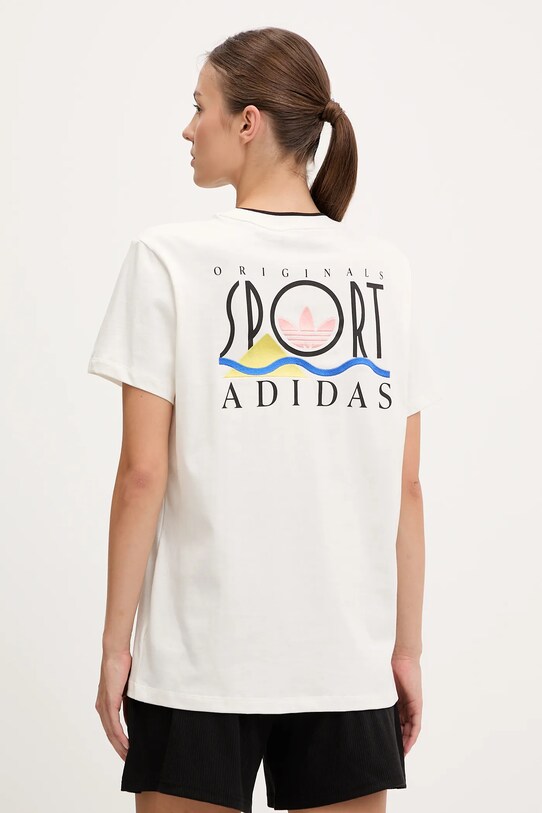 Одяг Бавовняна футболка adidas Originals Graphic Loose T JC7768 білий