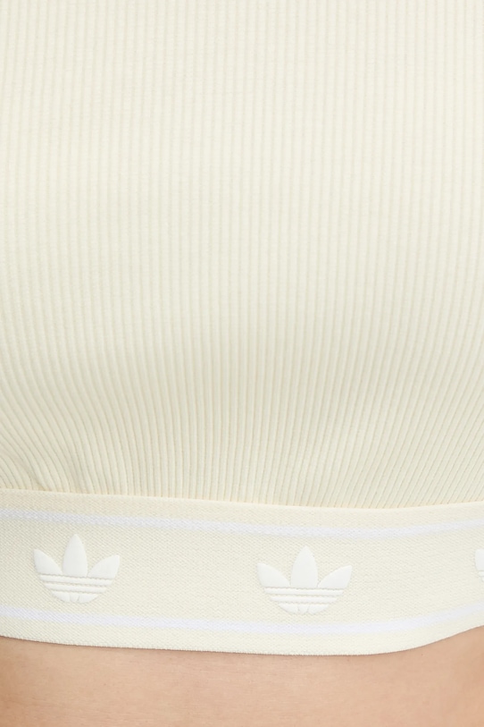 Μπλουζάκι adidas Originals Rib SS Top JD0040 μπεζ