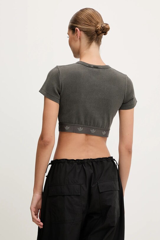 Одяг Футболка adidas Originals Rib SS Top JD0041 сірий