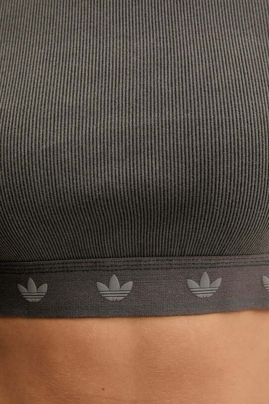 Футболка adidas Originals Rib SS Top сірий JD0041