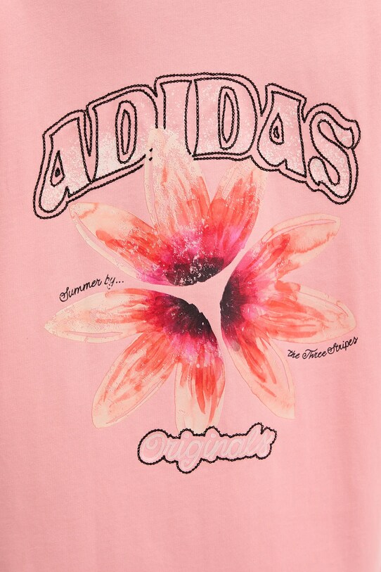 adidas Originals t-shirt bawełniany GFX Tee KC0679 różowy