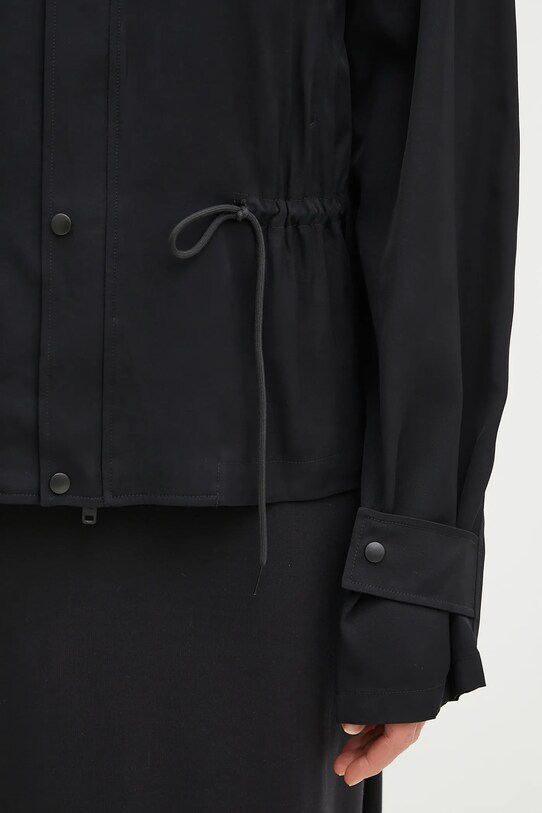 Y-3 giacca parka Rayon Twill Hooded Top nero JD1760