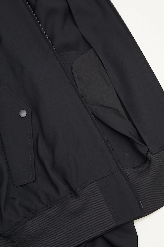 Y-3 bomber jacket Rayon Twill Track Top JD1762 black