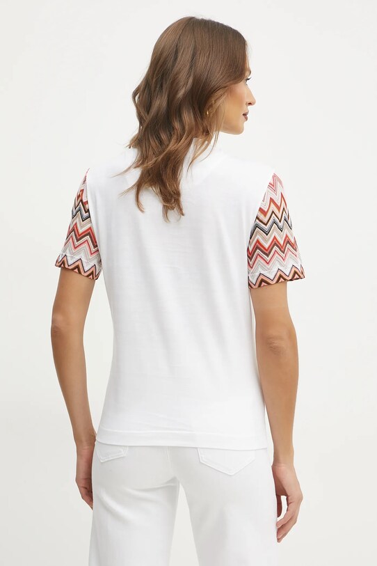 Odzież Missoni t-shirt DS25SL01.BJ00N7 biały