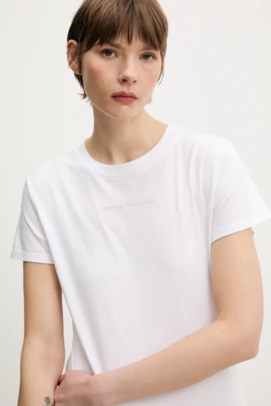 Didriksons t-shirt in cotone INGARÖ bianco 505542