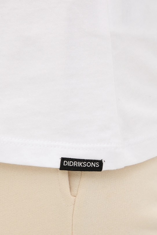 Didriksons t-shirt in cotone INGARÖ 505542 bianco