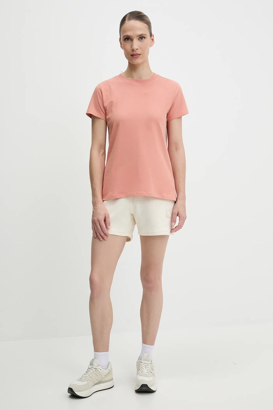 Хлопковая футболка Didriksons INGARÖ 505082 оранжевый SS25