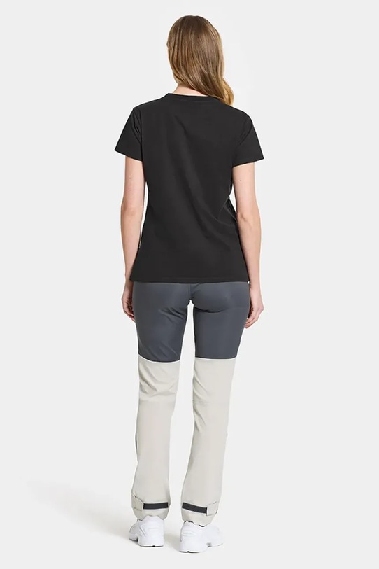 Odzież Didriksons t-shirt bawełniany INGARÖ 505082 czarny