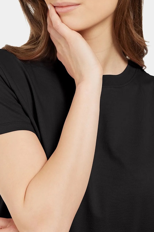 Didriksons t-shirt bawełniany INGARÖ czarny 505082