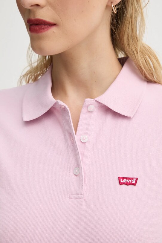 Πόλο Levi's LSE_LEVIS HM POLO 001F2 ροζ