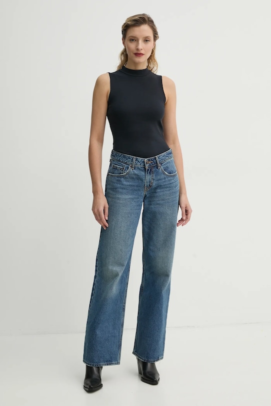 Levi's top EFFORTLESS TANK 001J9 czarny SS25