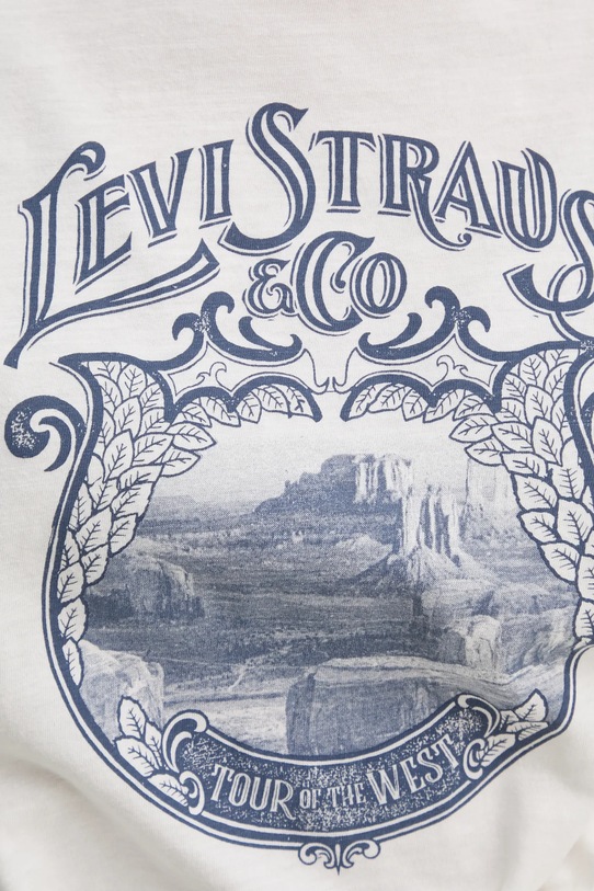 Bavlnený top Levi's GR BOXY TANK 001MW biela