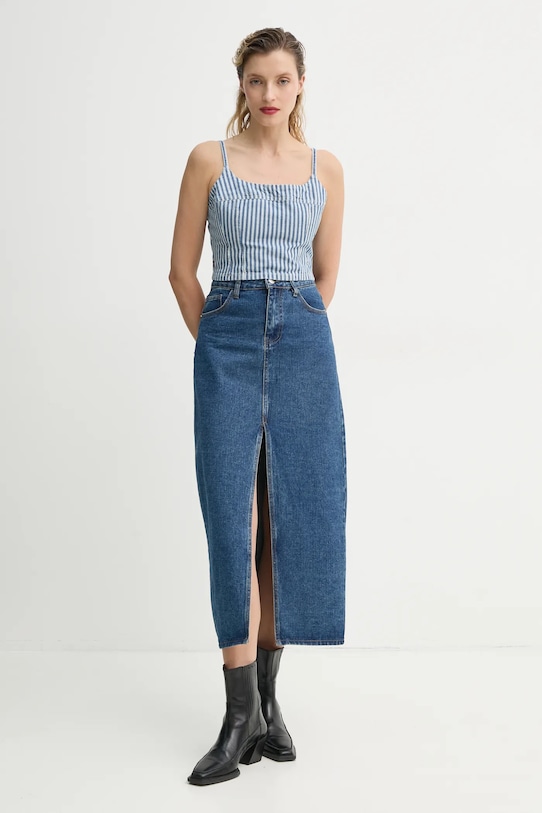 Levi's farmer top JADINE DENIM CAMI TANK 001SD bézs SS25