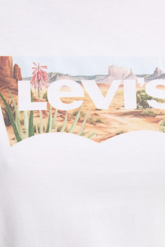 Bavlnené tričko Levi's THE PERFECT TEE 17369. biela