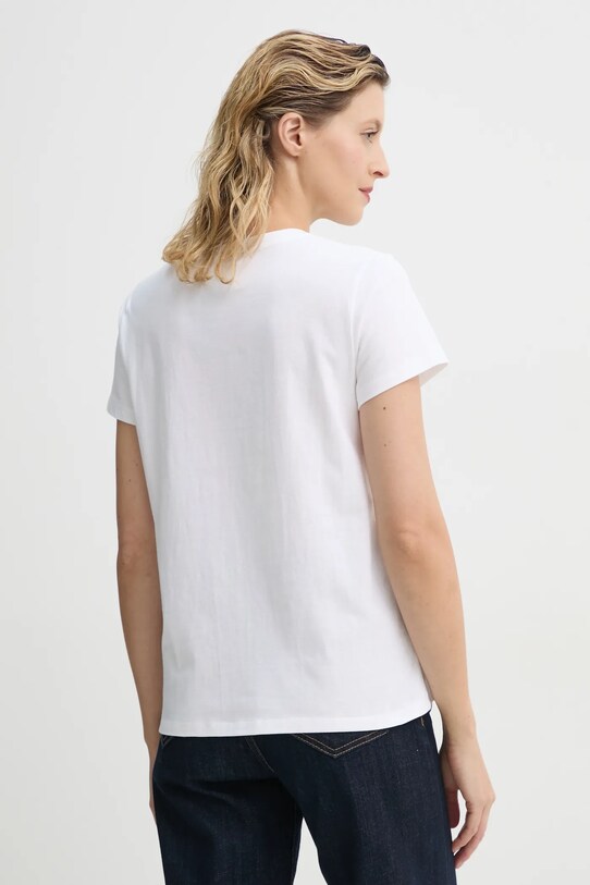 Oblečenie Bavlnené tričko Levi's THE PERFECT TEE 17369. biela