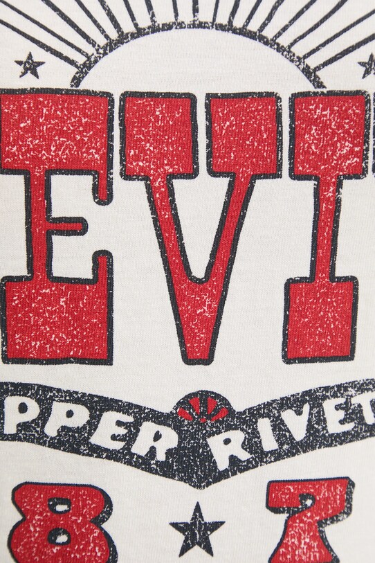 Levi's pamut póló THE PERFECT TEE 17369. bézs