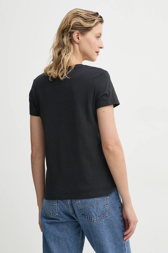 Oblečenie Bavlnené tričko Levi's THE PERFECT TEE 17369. čierna