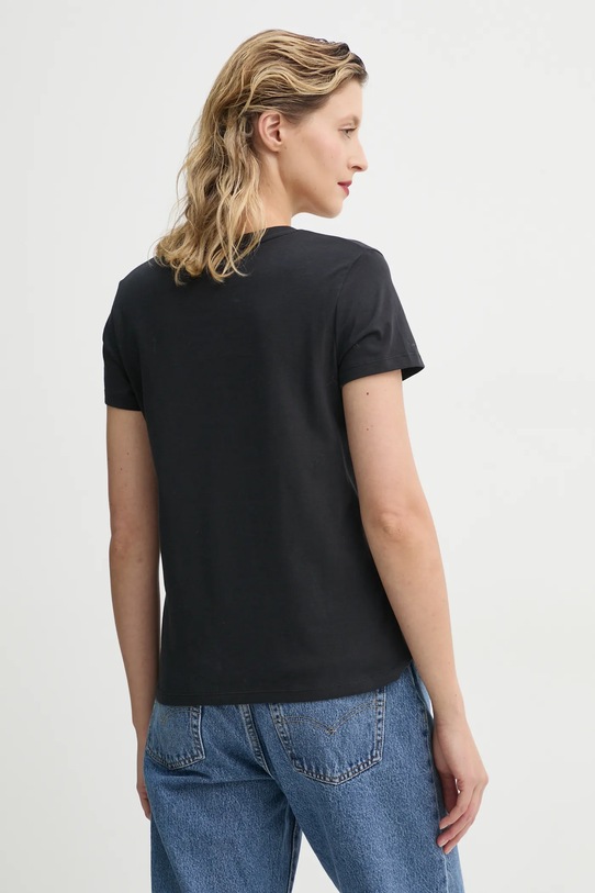Ρούχα Βαμβακερό μπλουζάκι Levi's THE PERFECT TEE 17369. μαύρο
