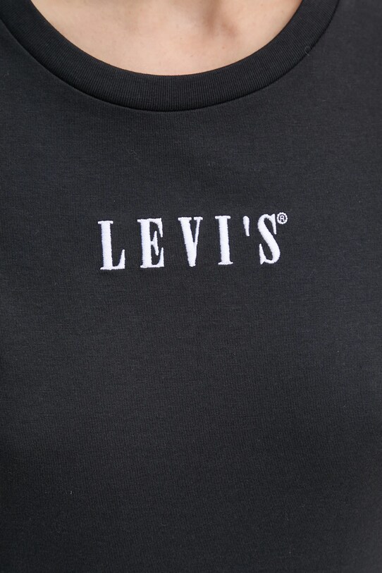 Bavlnené tričko Levi's THE PERFECT TEE 17369. čierna